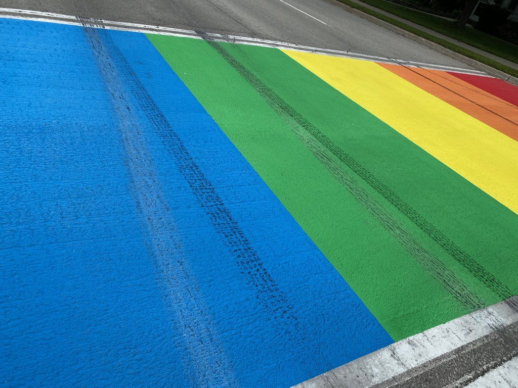 Rainbow Crosswalk